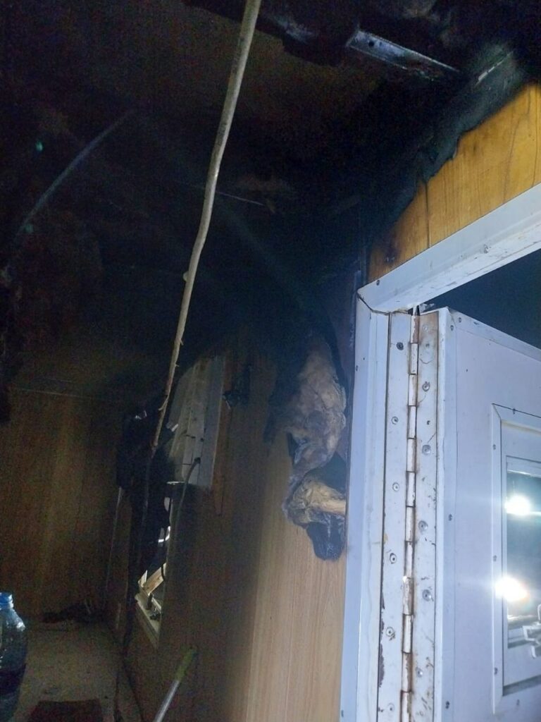 se-cayo-una-estufa-electrica,-provoco-un-incendio-en-una-casa-y-encuentran-dos-cachorritos-muertos