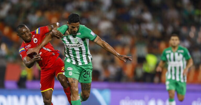 Atlético Nacional se afianzó en el liderato del cuadrangular de la Liga Betplay: venció 0-1 a Pasto de visitante