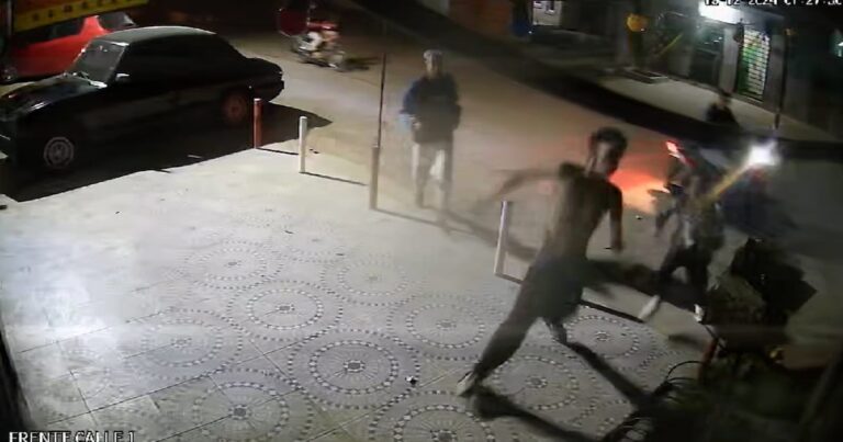 Video: dos chicos de 14 y 15 años casi matan a puñaladas a otro joven en La Plata