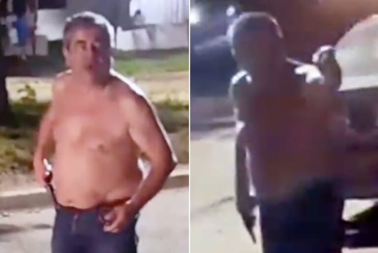 Entre Ríos: un hombre amenazó con un arma a un grupo de jóvenes porque tiraron pirotecnia