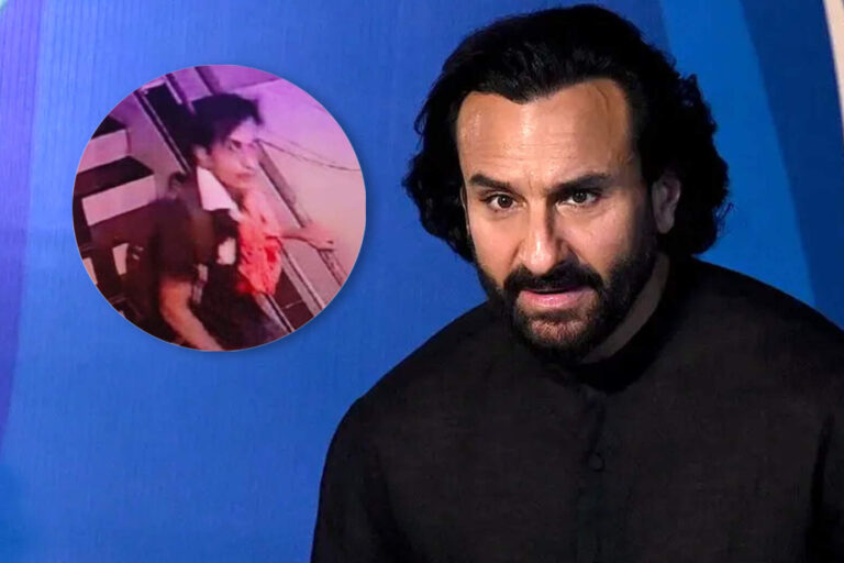 Se filtró el video del hombre que apuñaló seis veces al actor Saif Ali Khan