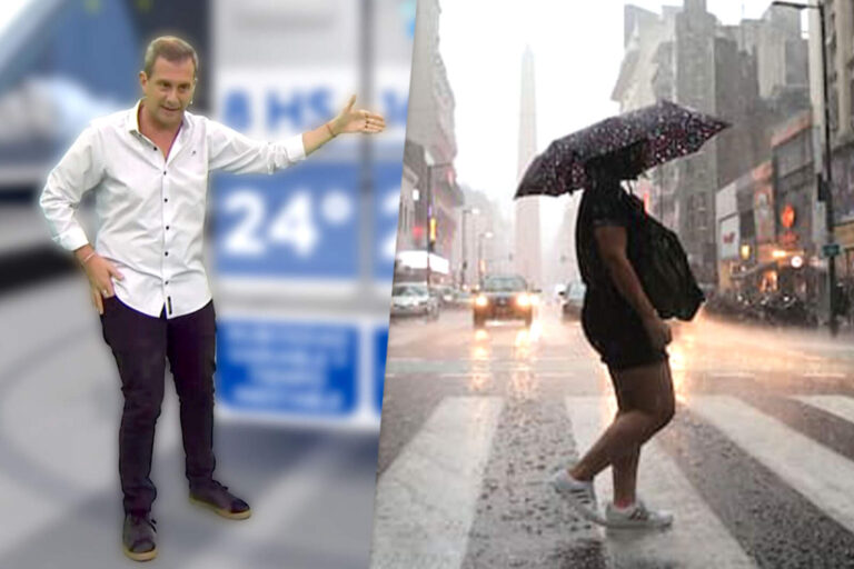 A qué hora llegan las lluvias al AMBA? El pronóstico de Matías Bertolotti