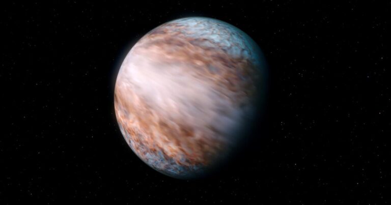 Detectan un flujo de viento supersónico en el ecuador de un exoplaneta gigante