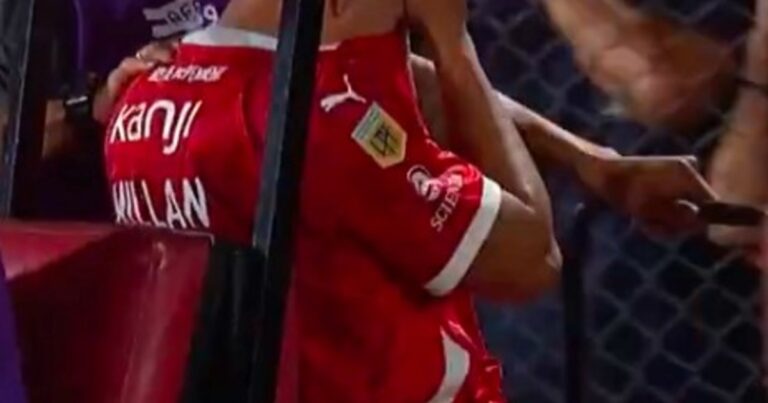 Video: el llanto de Millán luego de dejar la cancha