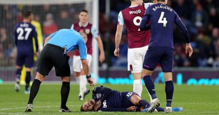 Lanzini: la lesión similar que sufrió en West Ham y cuánto tiempo le demandó la recuperación