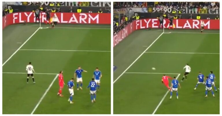 Video: el patético error de Donnarumma en el 2 a 0 de Alemania a Italia