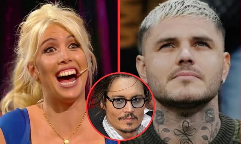 Wanda Nara se burló del fanatismo de Mauro Icardi por Johnny Depp con una imagen lapidaria