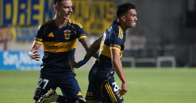 Video: el gol de Velasco en su vuelta a la titularidad en Boca