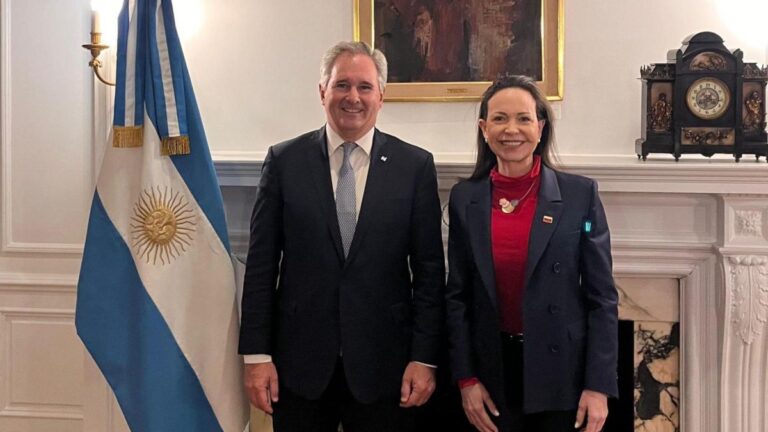 Pablo Quirno se reunió con María Corina Machado y ratificó el respaldo argentino a Venezuela