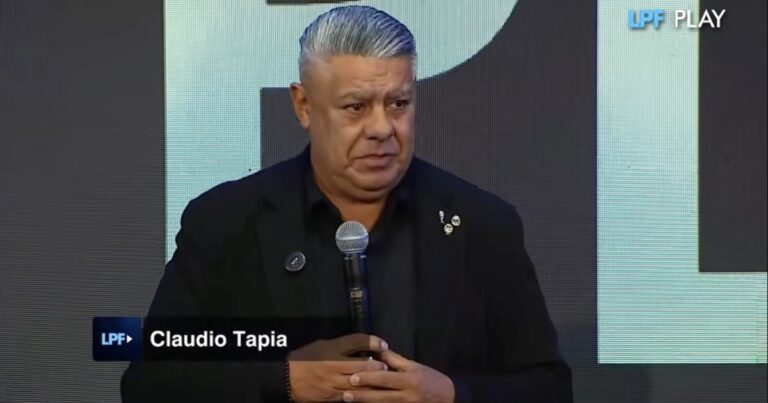 Chiqui Tapia presentó LPF Play: «El fútbol vuelve a ser del fútbol» y «muchos van a transpirar de vergüenza»