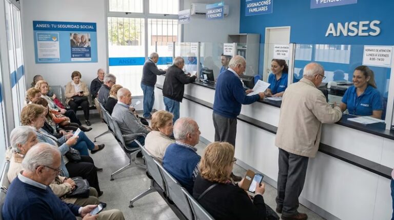 Gráfico ilustrativo mostrando el aumento porcentual de las jubilaciones para mayo de 2026.