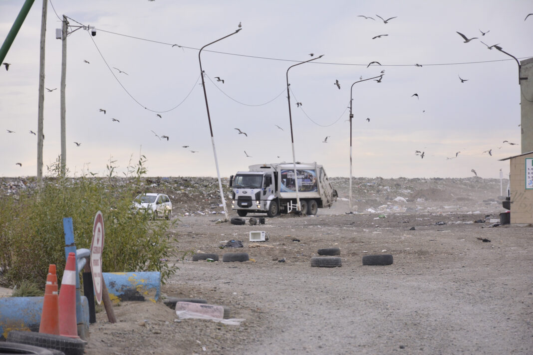 Basural a cielo abierto en Río Gallegos