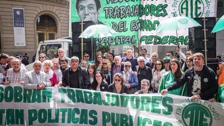 Aeropuerto de El Calafate, Santa Cruz, durante una jornada de protesta.