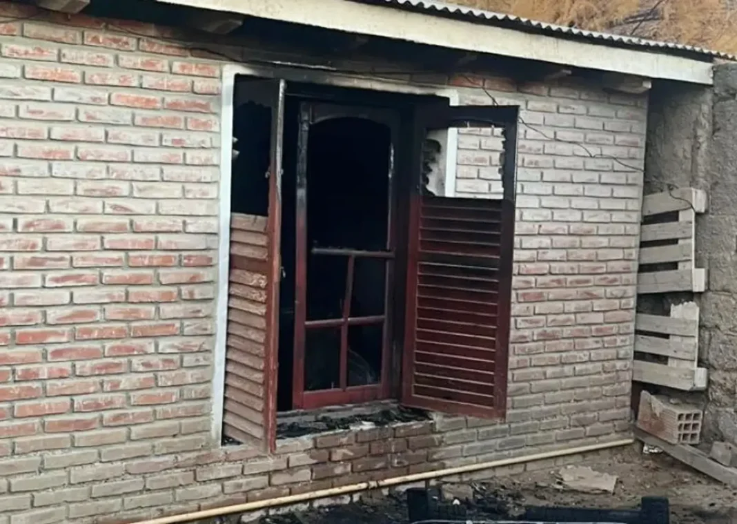 Incendio en vivienda de Caleta Olivia