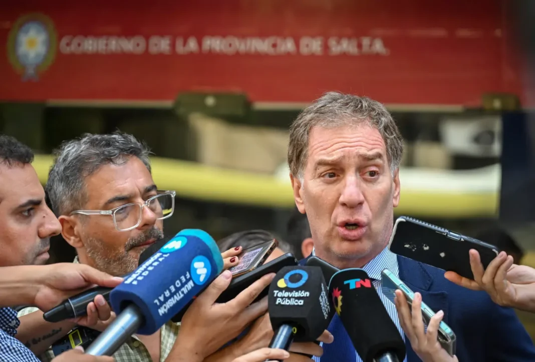 Diego Santilli y Axel Kicillof en contexto político